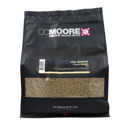 CC MOORE 1kg Live System Pellets 3mm